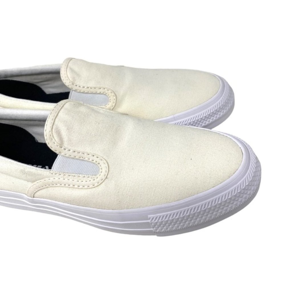 Converse Ctas Slip On Low Top Canvas White Women's Sneakers Custom 171852C-WHT - Picture 7 of 10